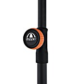 Doppler Balkonschirm rund myZone (Anthrazit gestreift, Durchmesser Bespannung: 200 cm) | BAUHAUS