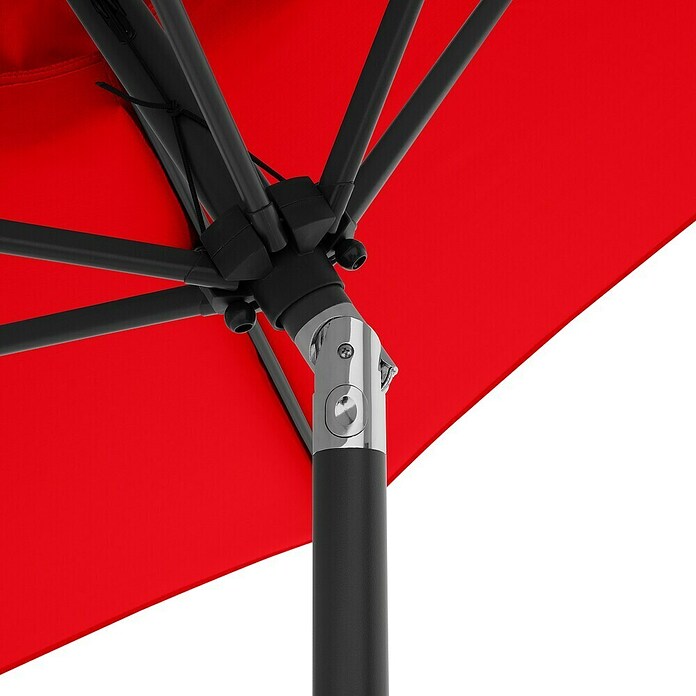 Doppler Balkonschirm rund Life Lift (Chili, Durchmesser Bespannung: 180 cm) | BAUHAUS