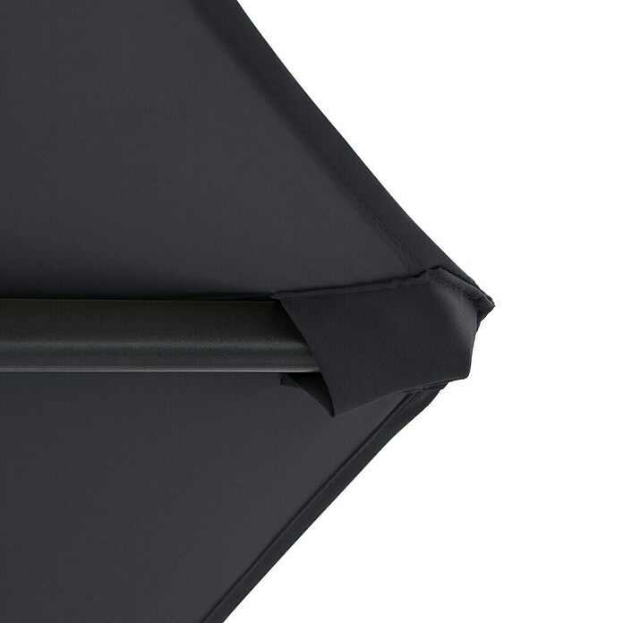 Doppler Ampelschirm rund Life 310 Side (Anthrazit, Durchmesser Bespannung: 310 cm) | BAUHAUS