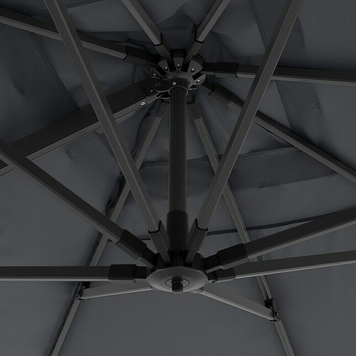 Doppler Ampelschirm Life Side (Anthrazit, Bespannungsmaß (L x B): 300 x 400 cm) | BAUHAUS