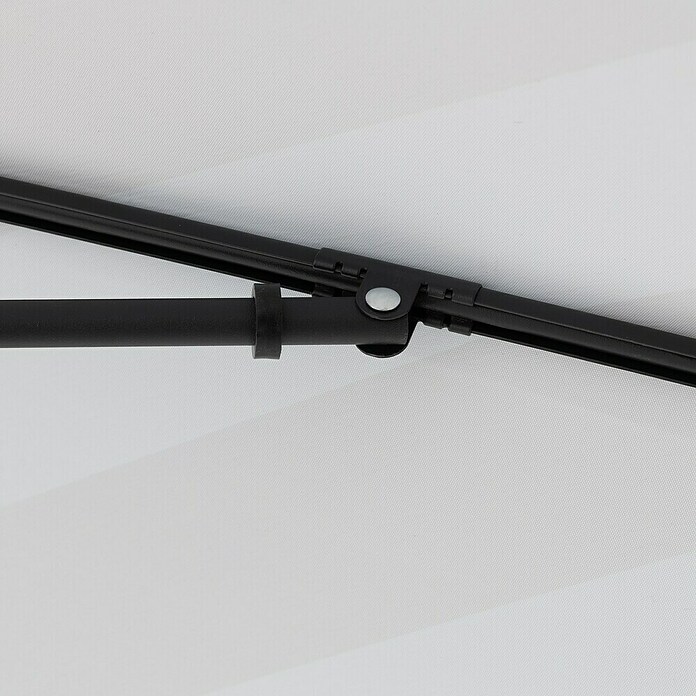 Doppler Balkonschirm myZone (Anthrazit gestreift, Bespannungsmaß (L x B): 125 x 190 cm) | BAUHAUS