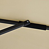 Doppler Ampelschirm rund Life 310 Side (Sand, Durchmesser Bespannung: 310 cm) | BAUHAUS