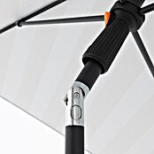 Doppler Balkonschirm myZone (Anthrazit gestreift, Bespannungsmaß (L x B): 125 x 190 cm) | BAUHAUS