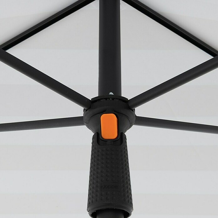Doppler Balkonschirm myZone (Anthrazit gestreift, Bespannungsmaß (L x B): 125 x 190 cm) | BAUHAUS