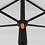 Doppler Balkonschirm myZone (Anthrazit gestreift, Bespannungsmaß (L x B): 125 x 190 cm) | BAUHAUS
