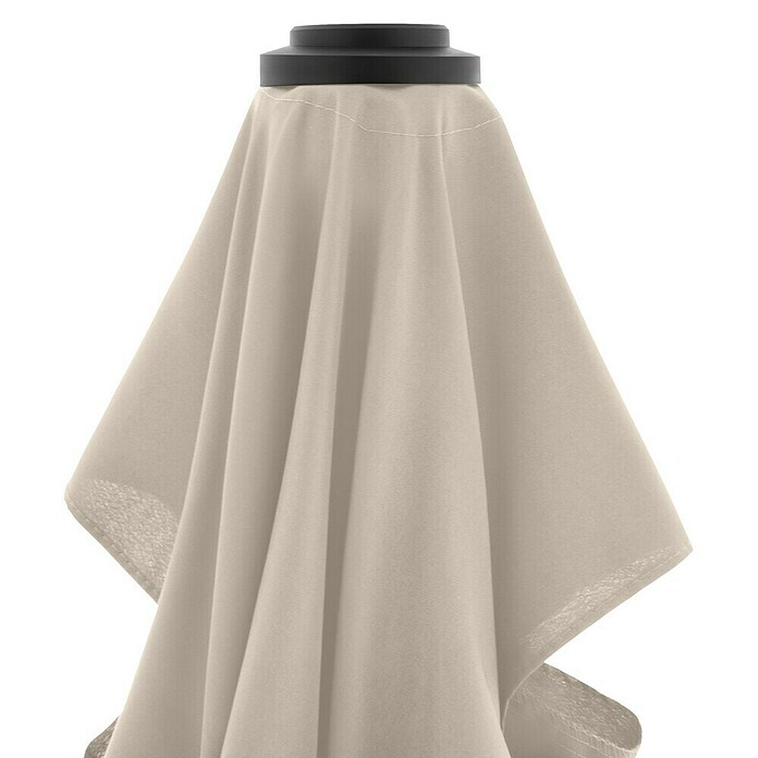 Doppler Balkonschirm rund Life Lift (Sand, Durchmesser Bespannung: 305 cm) | BAUHAUS