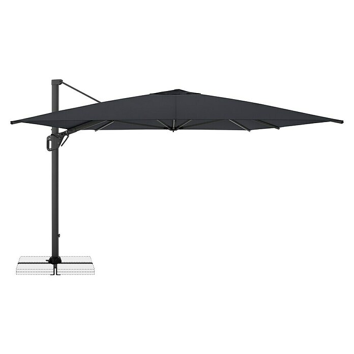 Doppler Ampelschirm Life Side (Anthrazit, Bespannungsmaß (L x B): 300 x 400 cm) | BAUHAUS