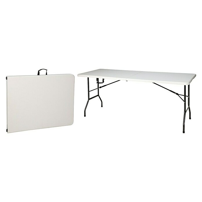 Klaptafel (l x b x h: 180 x 70 x 74 cm, Wit) | BAUHAUS