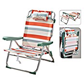 Campingstoel (Inklapbaar, Oranje gestreept) | BAUHAUS