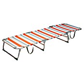 Ligbed (Opvouwbaar, Rood gestreept) | BAUHAUS