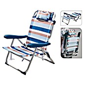 Campingstoel (Inklapbaar, Blauw gestreept) | BAUHAUS