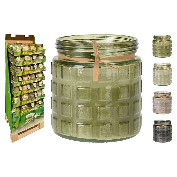 Citronella kaars (Diameter: 11,5 cm, Groen / Beige / Grijs) | BAUHAUS