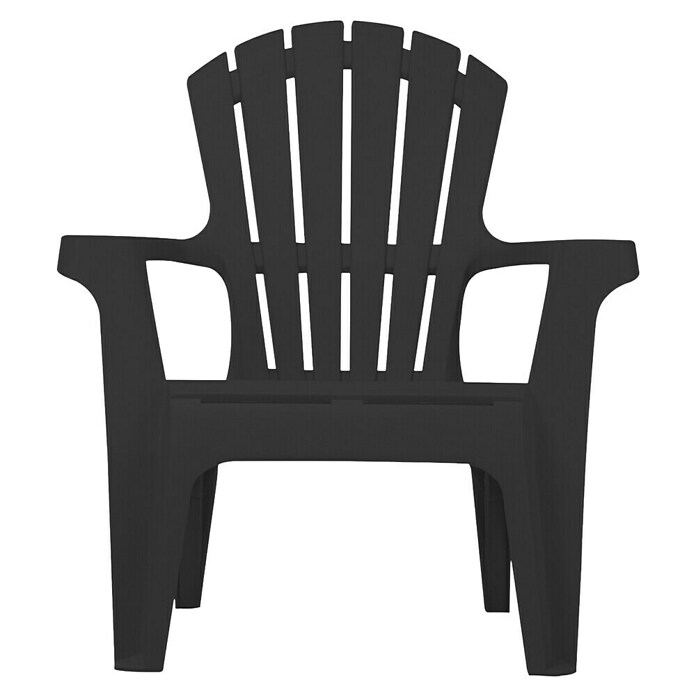 Tuinstoel (Antraciet, l x b x h: 88 x 75 x 86,7 cm) | BAUHAUS