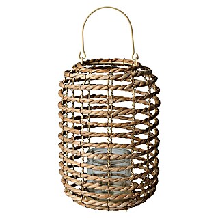 Houten lantaarn (Ø x h: 22 x 31 cm, Bruin)