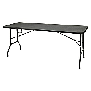 Klaptafel (l x b x h: 180 x 70 x 74 cm, Zwart)
