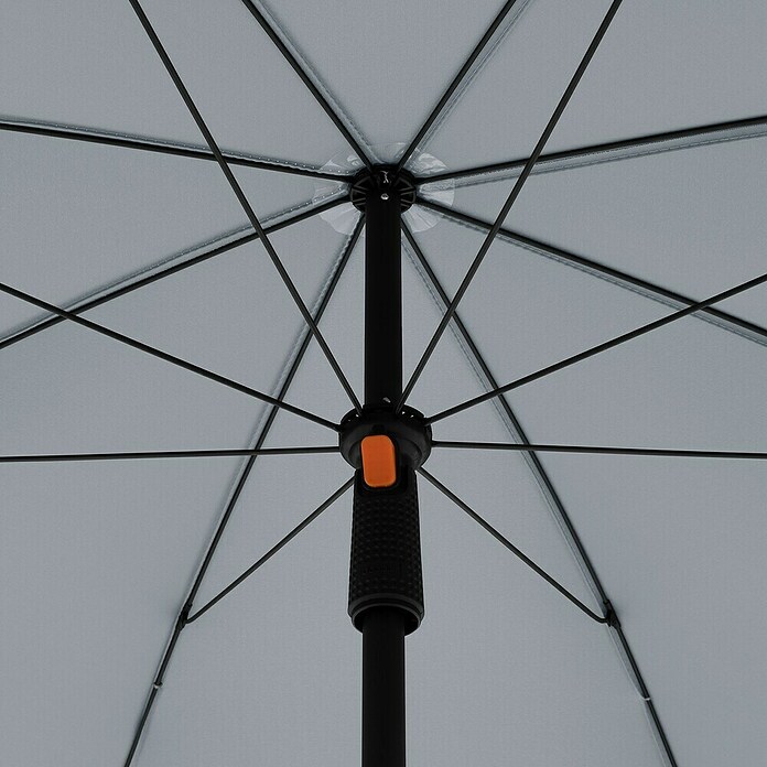 Doppler Balkonschirm rund myZone (Hellgrau, Durchmesser Bespannung: 200 cm) | BAUHAUS