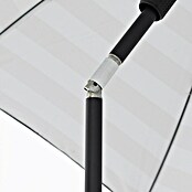 Doppler Balkonschirm rund myZone (Anthrazit gestreift, Durchmesser Bespannung: 200 cm) | BAUHAUS