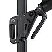 Doppler Ampelschirm rund Life 310 Side (Anthrazit, Durchmesser Bespannung: 310 cm) | BAUHAUS