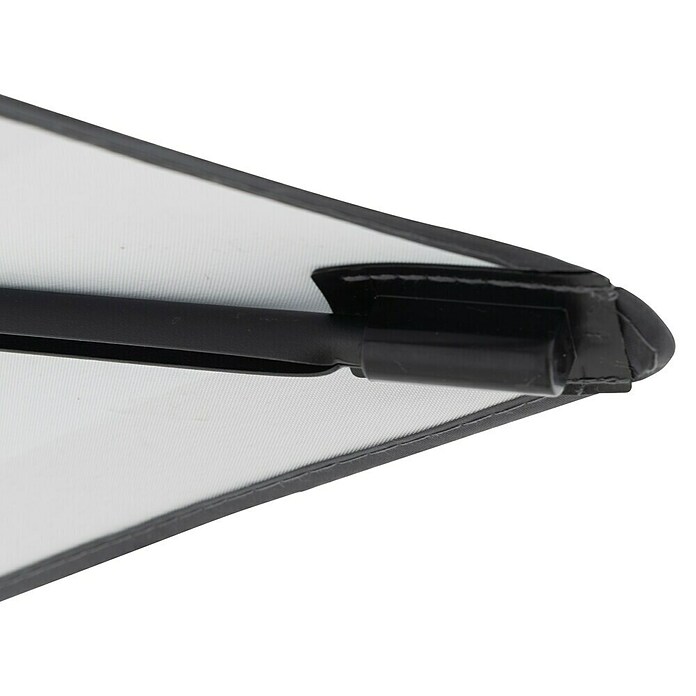 Doppler Balkonschirm myZone (Anthrazit gestreift, Bespannungsmaß (L x B): 125 x 190 cm) | BAUHAUS