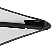 Doppler Balkonschirm myZone (Anthrazit gestreift, Bespannungsmaß (L x B): 125 x 190 cm) | BAUHAUS