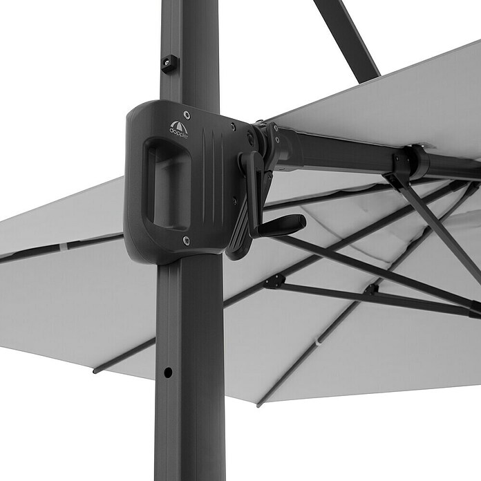 Doppler Ampelschirm Life (Hellgrau, Bespannungsmaß (L x B): 300 x 400 cm) | BAUHAUS