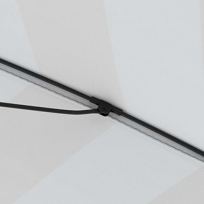 Doppler Balkonschirm rund myZone (Anthrazit gestreift, Durchmesser Bespannung: 200 cm) | BAUHAUS