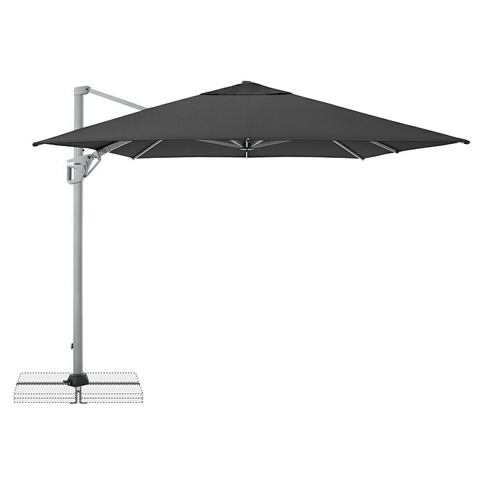 Doppler Ampelschirm Active Neo (Anthrazit, L x B: 350 x 260 cm) | BAUHAUS