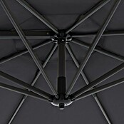 Doppler Ampelschirm rund Life 310 Side (Anthrazit, Durchmesser Bespannung: 310 cm) | BAUHAUS