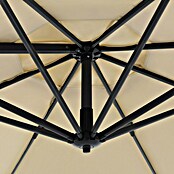 Doppler Ampelschirm rund Life 310 Side (Sand, Durchmesser Bespannung: 310 cm) | BAUHAUS