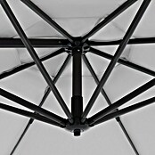 Doppler Ampelschirm rund Life 310 Side (Hellgrau, Durchmesser Bespannung: 310 cm) | BAUHAUS