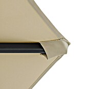 Doppler Ampelschirm rund Life 310 Side (Sand, Durchmesser Bespannung: 310 cm) | BAUHAUS
