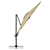 Doppler Ampelschirm rund Life 310 Side (Sand, Durchmesser Bespannung: 310 cm) | BAUHAUS