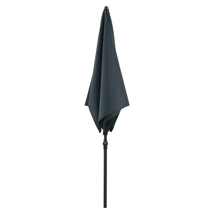 Doppler Balkonschirm myZone - Anthrazit, Bespannungsmaß (L x B): 125 x 190 cm - Eine geschlossener, anthrazitfarbener Sonnenschirm, der durch sein schlichtes Design und die hochwertige Verarbeitung besticht. Perfekt für den Garten.