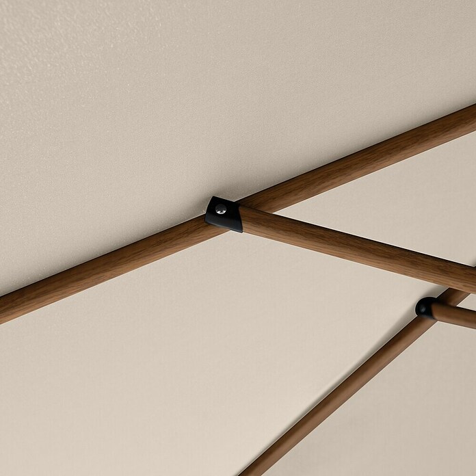 Doppler Balkonschirm rund Life Lift (Sand, Durchmesser Bespannung: 305 cm) | BAUHAUS