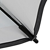 Doppler Balkonschirm rund myZone (Anthrazit gestreift, Durchmesser Bespannung: 200 cm) | BAUHAUS