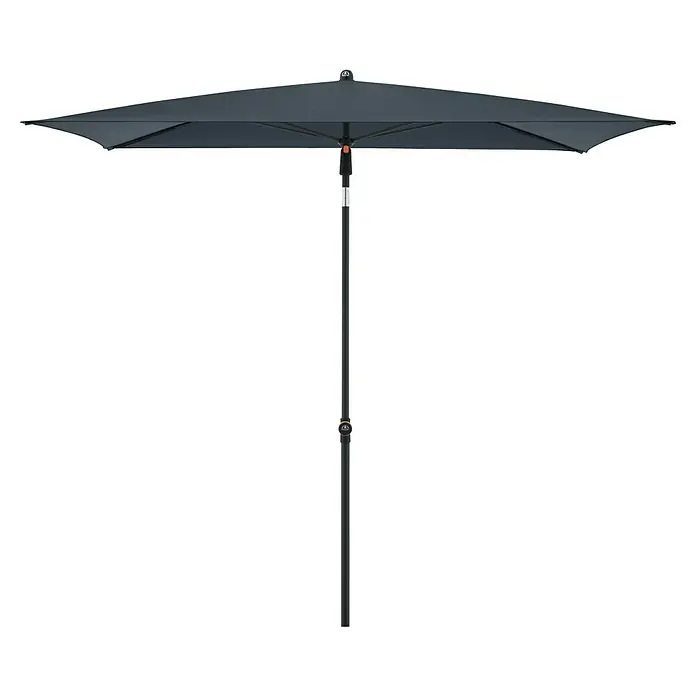 Doppler Balkonschirm myZone - Anthrazit, Bespannungsmaß (L x B): 125 x 190 cm - Der Sonnenschirm bietet durch sein dunkles Design einen optimalen UV-Schutz und spendet angenehmen Schatten an warmen Tagen.