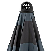 Doppler Balkonschirm rund myZone (Anthrazit gestreift, Durchmesser Bespannung: 200 cm) | BAUHAUS