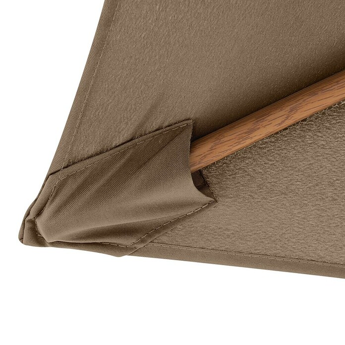 Doppler Balkonschirm rund Life Lift (Greige, Durchmesser Bespannung: 305 cm) | BAUHAUS