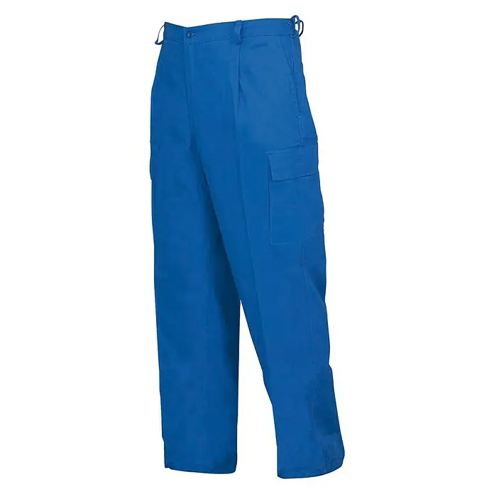 Industrial Starter Pantalones de trabajo para pintor - XXL, Azul - Pantalones cargo azules de material resistente con un práctico bolsillo lateral para el uso diario.