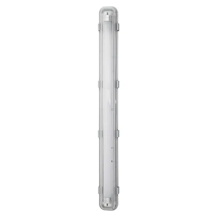 Osram Tira de luz LED antihumedad Essential - Largo: 65,1 cm, IP65 - Una lámpara delgada y alargada con una carcasa transparente y cierres plateados, ideal para una iluminación brillante.