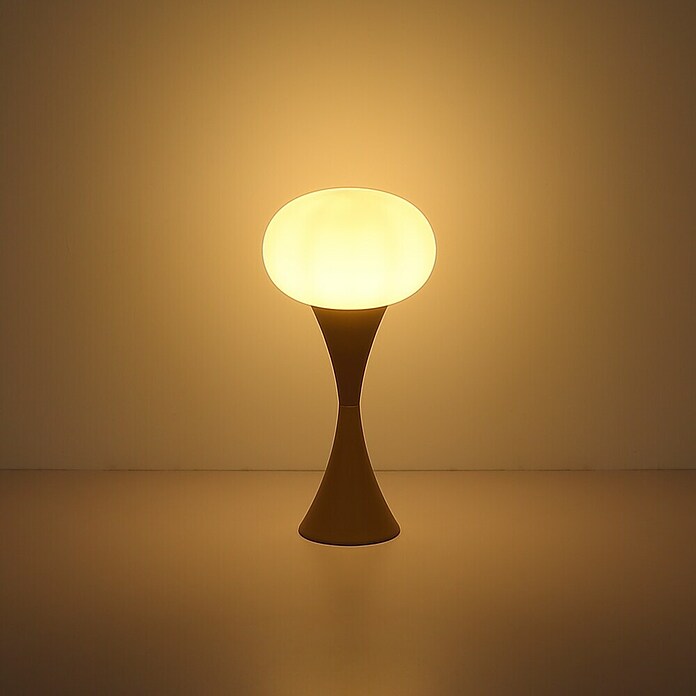 Globo Tischleuchte Lula (25 W, Sandfarben, Opal, E14) | BAUHAUS