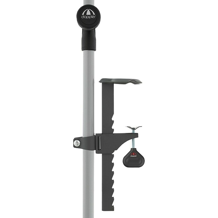 Doppler Balkonklammer Universal (Für Rohrdurchmesser: 22 mm - 33 mm, Anthrazit) | BAUHAUS
