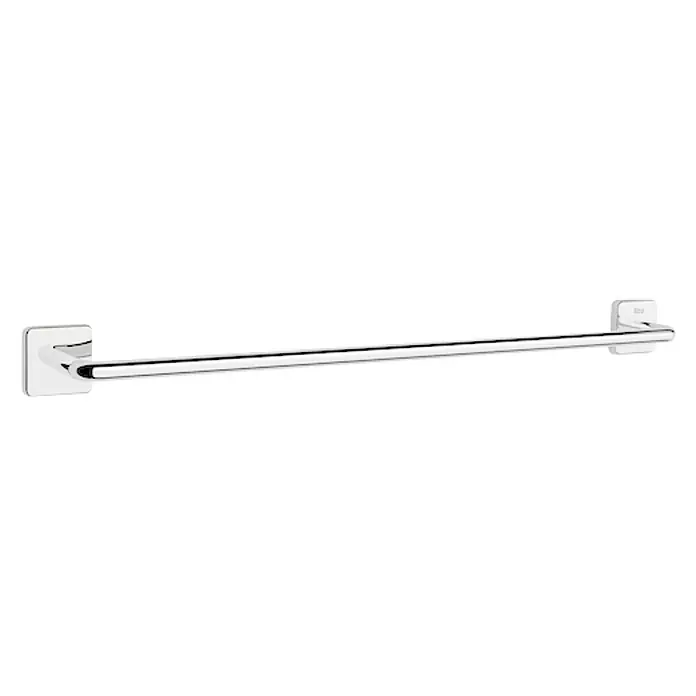 Roca Victoria Toallero - Ancho: 60 cm, Pegado, Resplandeciente - Toallero cromado de pared para el baño, ideal para guardar las toallas de forma ordenada.