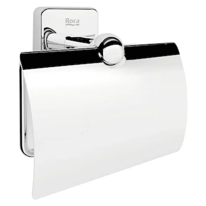 Roca Victoria Portarrollos papel higiénico - Cromo, Metal - Elegante portarrollos de papel de Roca en cromo brillante. Ideal para cualquier baño y aseo modernos.