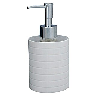 Aquasanit Style Dispensador de jabón (Resina, Blanco)