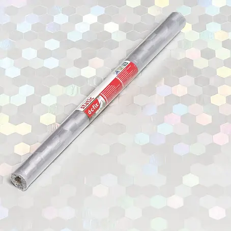 D-c-fix Static Glasfolie Rainbow Hexagon