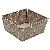 Cesta de tela (L x An x Al: 19 x 19 x 9 cm, Beige, Polipropileno) | BAUHAUS