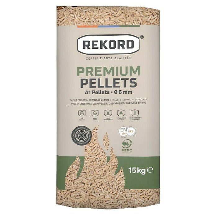 Rekord Houtpellets (15 kg) | BAUHAUS