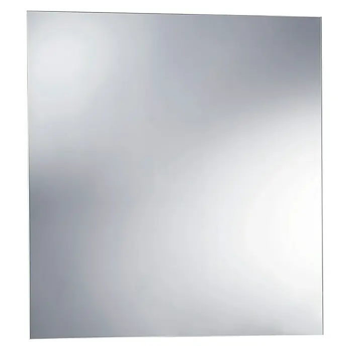 Roca Conjunto de mueble de baño Sagano - Ancho total del mueble de baño: 80,5 cm, Blanco, Brillante - Espejo cuadrado con líneas limpias y superficie reflectante, ideal para baños o vestidores.