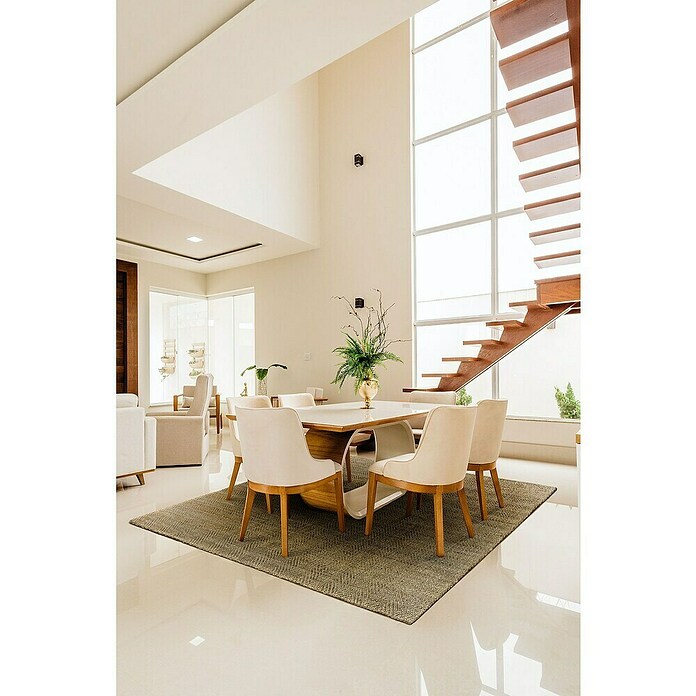 Alfombra de yute Alcázar (Natural, 250 x 250 cm, 100% yute) | BAUHAUS